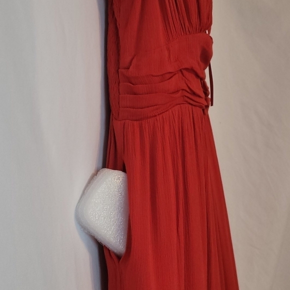 LUSH Juniors Ruffle Pleated Jumpsuit - Picture 9 of 12